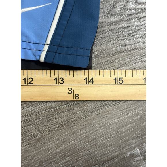 Vintage Nike Silver Tab Striped Swimming Trunks Swim Shorts Summer - Men XXL 2XL - Picture 7 of 8